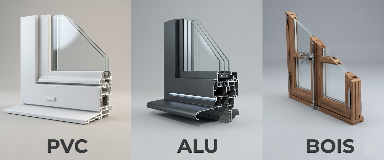 Menuiseries PVC ALU BOIS